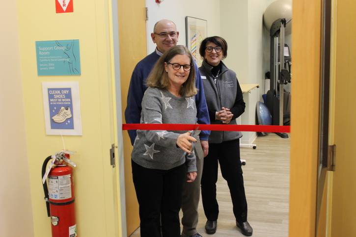 Karen Lipman Steiger, Daniel Steiger, and Gathering Place CEO Michele Seyranian.
